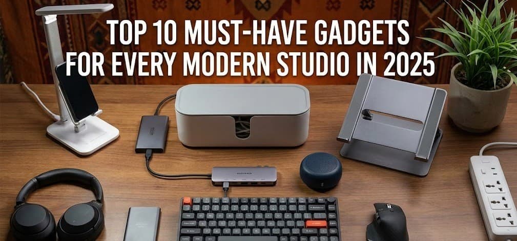 Top 10 Must-Have Gadgets for Every Modern Studio in 2025